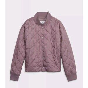 GAP Kids lightweight quilted puffer jacket In Lavender Size large (10-11)